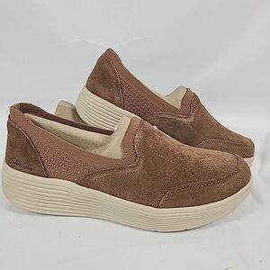 Skechers Women's Brown Slip-On Sneakers